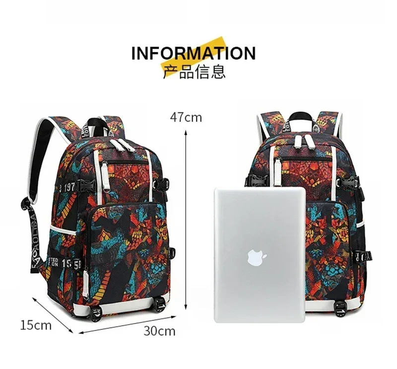 boba axolotl étudiants sac à dos usb charge cartable 15.6 pouces sac à dos pour ordinateur portable femme mâle livre sac retour à l'école sac à dos cadeau