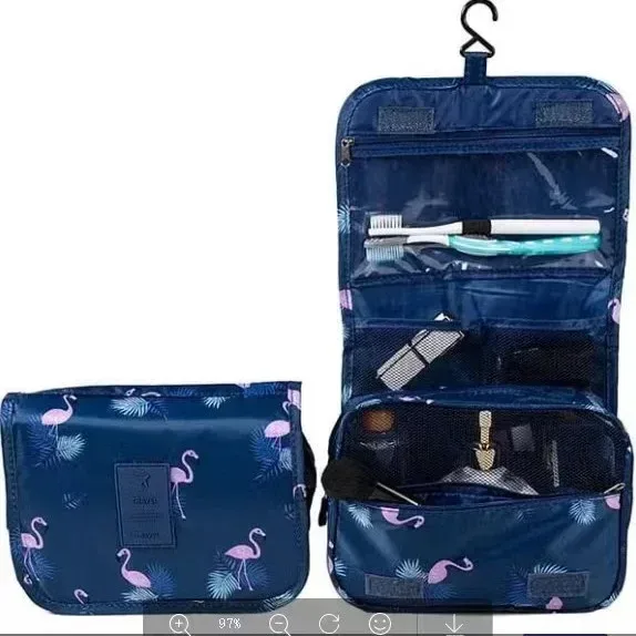 crochet de voyage sac cosmétique femmes sac de maquillage étanche articles de toilette pochette de beauté unisexe salle de bain nécessaire maquillage organisateur de rangement