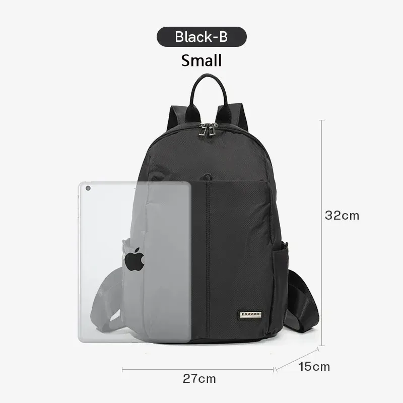 sac à dos unisexe fouvor pour l'extérieur, grande capacité, léger, simple, pour les voyages, l'école, les sports, les jeunes adolescents 2961-21