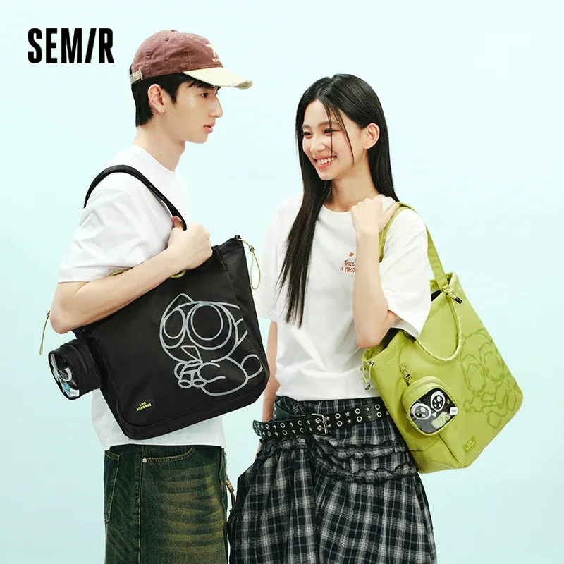 Sac fourre-tout pour femme Semir, sac à bandoulière, sac de campus, sac de trajet, nouvelle collection 2026, grande capacité, style décontracté, sac de transport quotidien