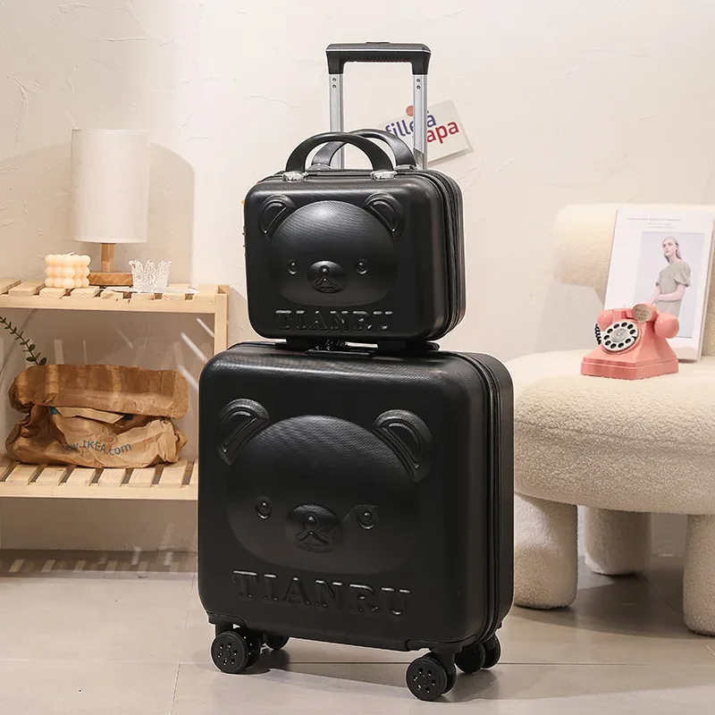valise de voyage avec sac à main de 20 pouces, sac à roulettes pour filles, valise à la mode pour femmes, ensemble de bagages roulants, nouvelle collection 2023