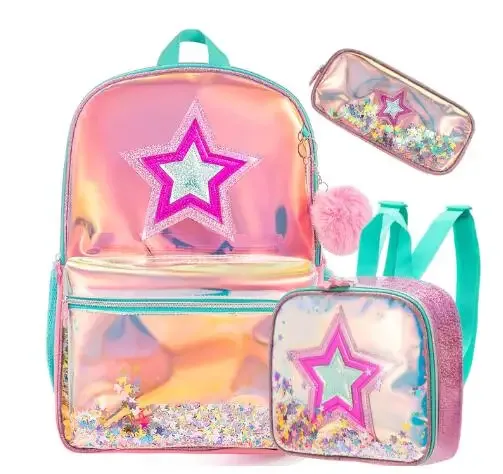cartable pour enfants 16 pouces sac d'école ensemble 3 pièces sac à déjeuner sac à stylos pour filles sac à dos d'école pour filles ensemble de sac à dos pour fille d'âge préscolaire