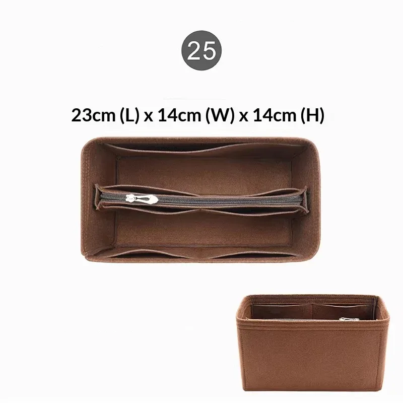 organisateur de sac en feutre pour sacs à rabat lv speedy 25 30 35, sac intérieur, trousse de maquillage, sac de voyage, accessoires pour sacs fourre-tout