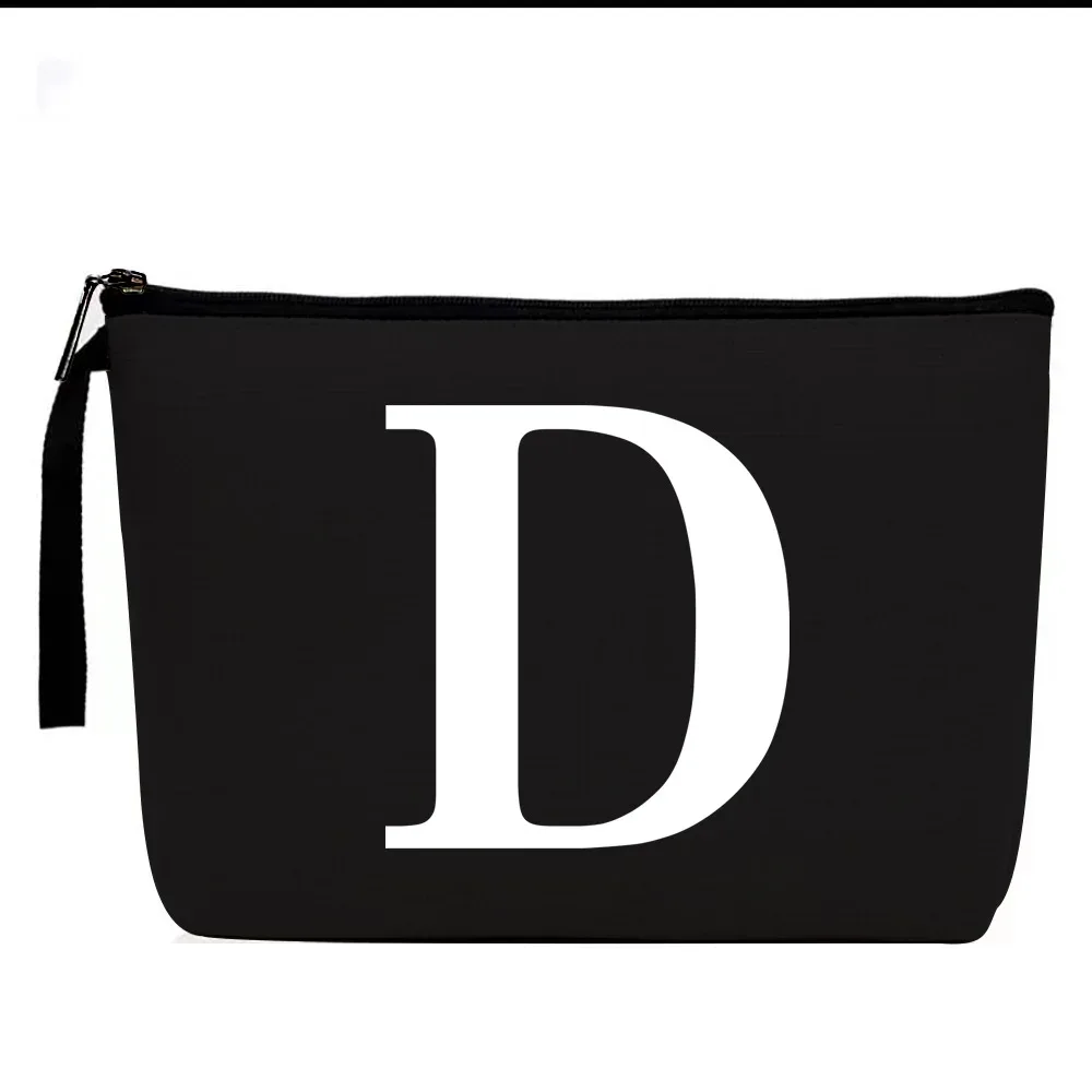 sac à cosmétiques à motifs de lettres, trousse de maquillage, organisateur d'articles de toilette, pochette de rangement de lavage, étui de maquillage pour cadeaux de mariage
