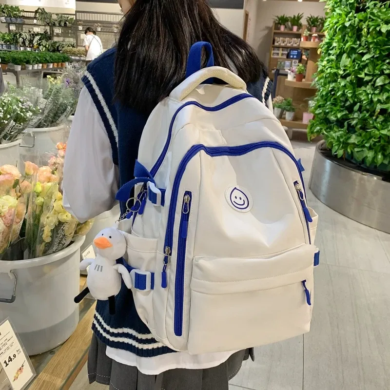 2024 grand femme mignon collège sac à dos fille voyage livre sac à dos en nylon mode dames sac de loisirs femmes ordinateur portable hommes sacs d'école