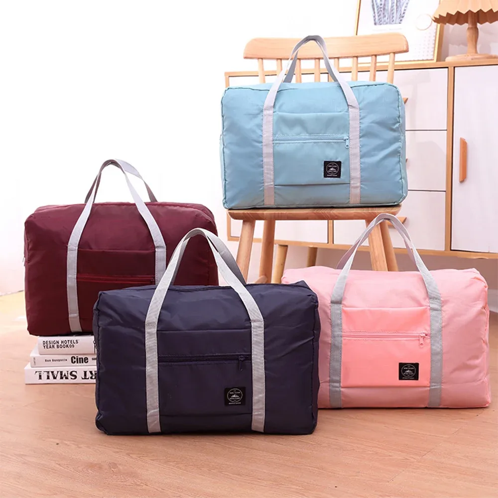 Sac de voyage pliable, compatible avec une valise, sac de rangement de voyage, sac de déménagement grande capacité et sac d'organisation pour vêtements