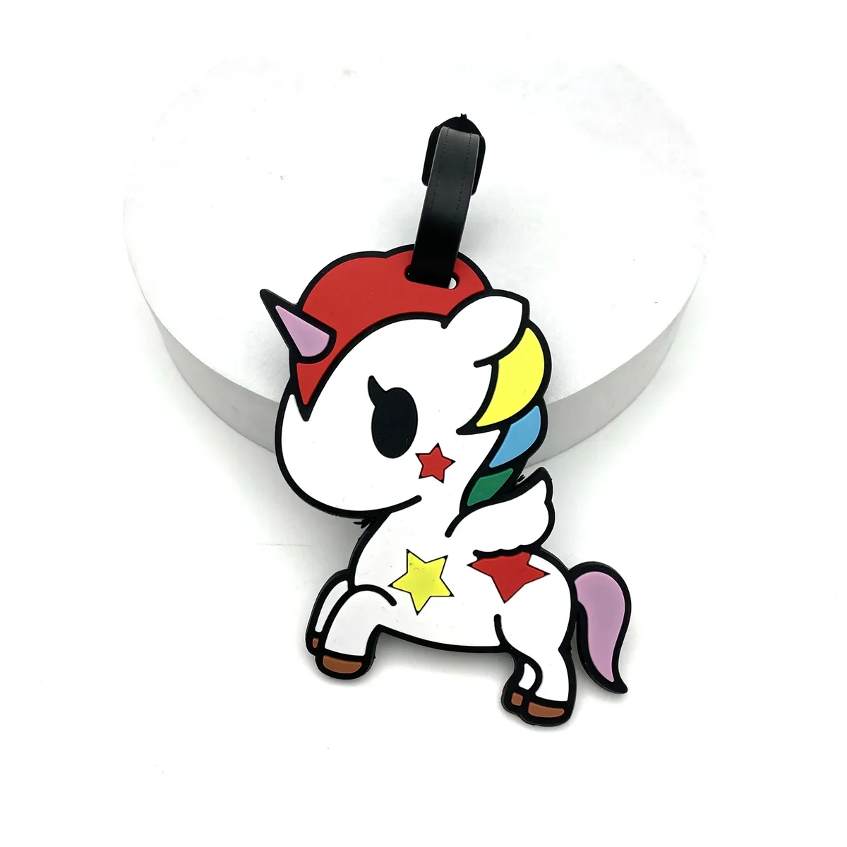 étiquette de bagage créative licorne mignonne, accessoires de voyage, porte-valise en gel de silice, étiquettes d'embarquement pour bagages, 1 pièce/2 pièces/3 pièces