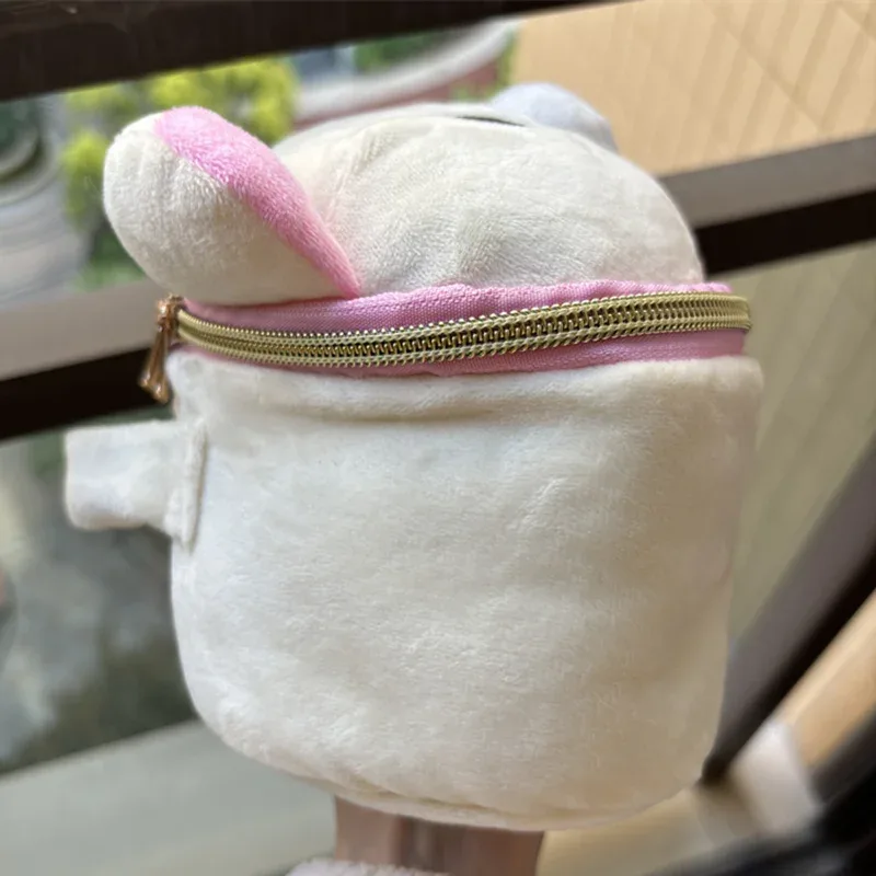 rilakkuma korilakkuma sac de maquillage en peluche boîte organisateur de rangement ours de dessin animé kawaii mignon voyage sac cosmétique pochette trousse de toilette