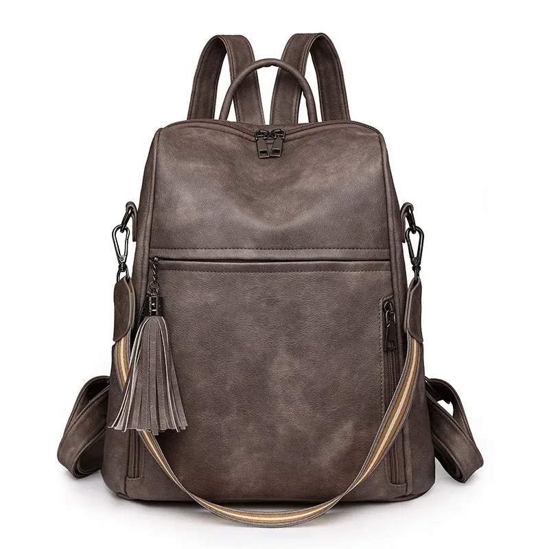 sac à dos antivol pour ordinateur portable de voyage pour femme, sac à livres universitaire, grande capacité, sacs initiés par l'ordinateur, degré d'eau, dames