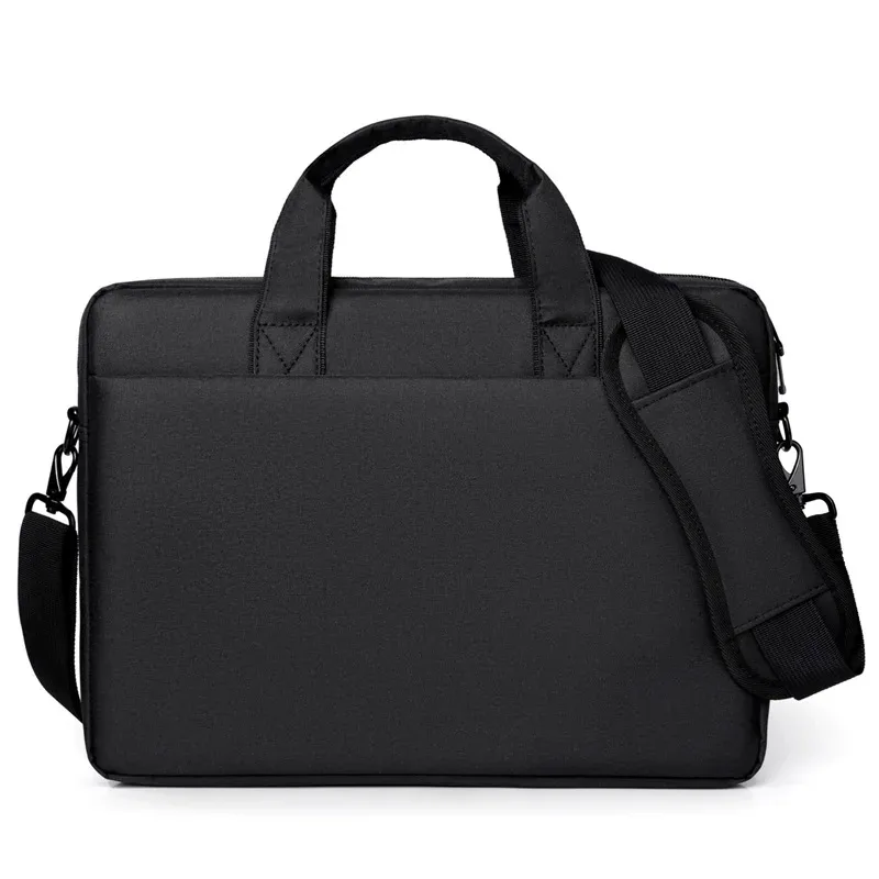 sac pour ordinateur portable 15.6 pouces résistant à l'eau, porte-documents d'affaires, sac à main pour hommes et femmes, porte-ordinateur de voyage au bureau
