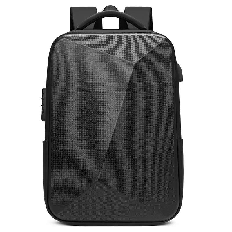 sac à dos pour ordinateur portable 15.6 pouces pour homme, sac de voyage extensible, sac d'affaires antivol étanche, chargement usb, sac à coque rigide abs