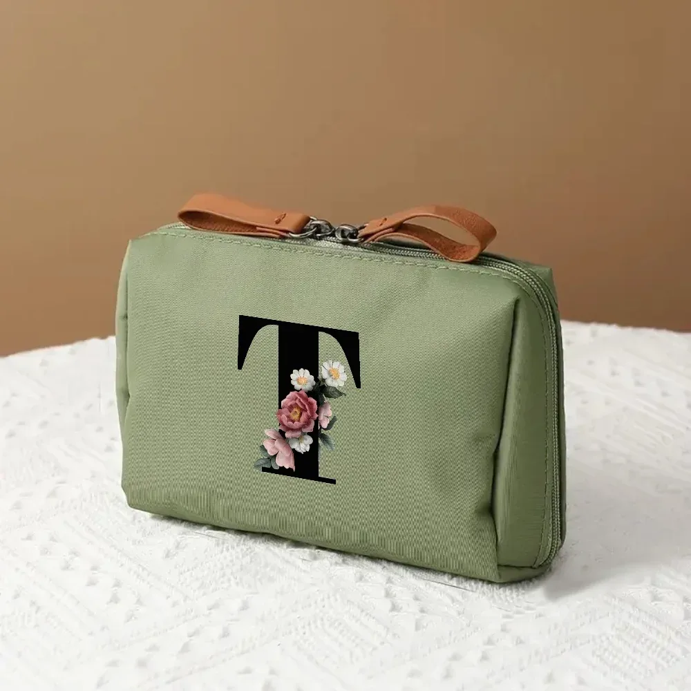 sac de rangement multifonctionnel 1 pièce, trousse de maquillage à la mode pour femmes, trousse de toilette de voyage portable adaptée aux voyages d'affaires et aux voyages