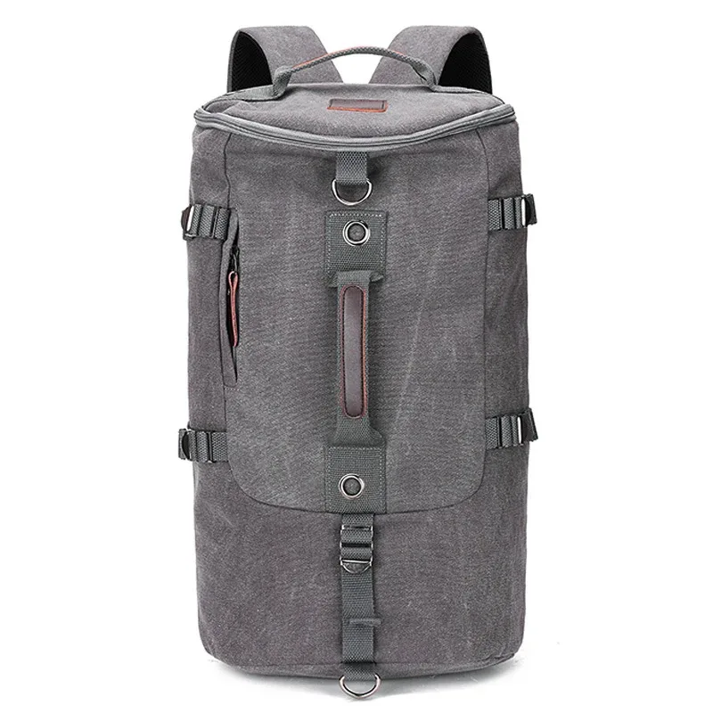 2025 haute qualité hommes sac toile sac à dos grande capacité homme sac de voyage alpinisme sac à dos de haute qualité 2 tailles sac à dos