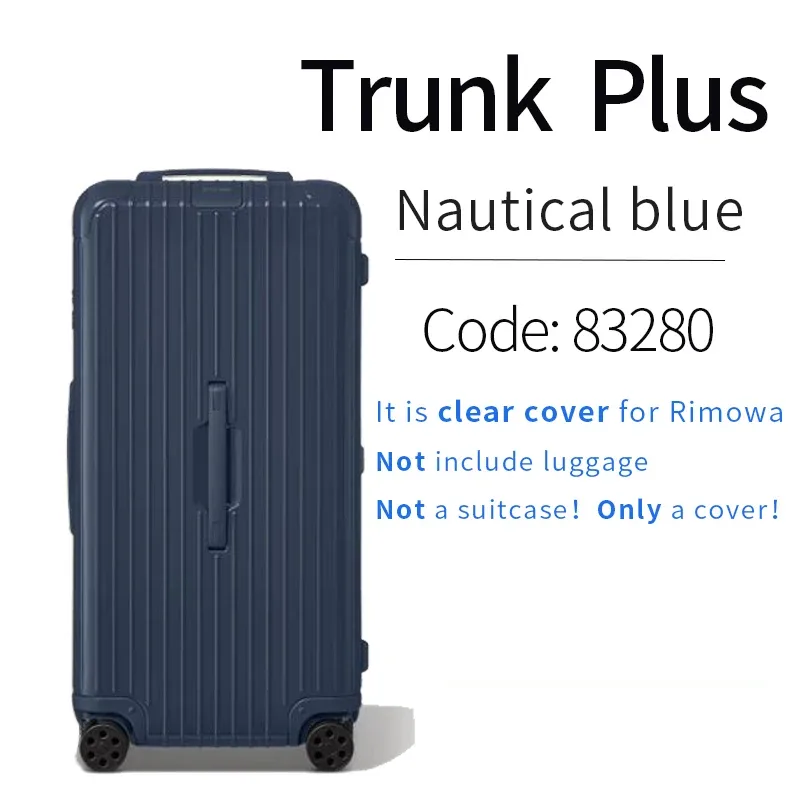 housse de protection transparente pour bagages rimowa clear, compatible avec la valise rimowa essential.