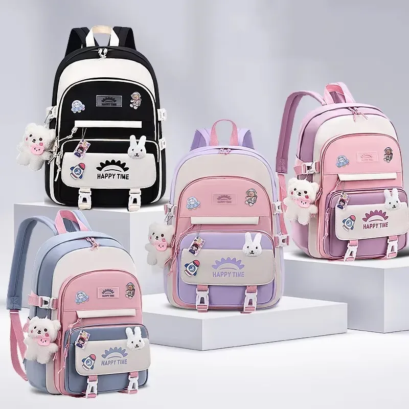 sac à dos d'école primaire pour enfants kawaii fille sac d'école fournitures sacs à dos imperméables pour enfants mochila mujer