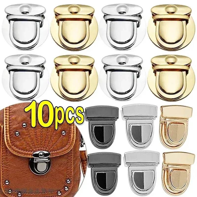 5/10 pièces Fermoirs métalliques pour sacs, boucles de fermeture pour sacs à main, accessoires de quincaillerie pour bricolage, fermetures à pression pour sacs fourre-tout