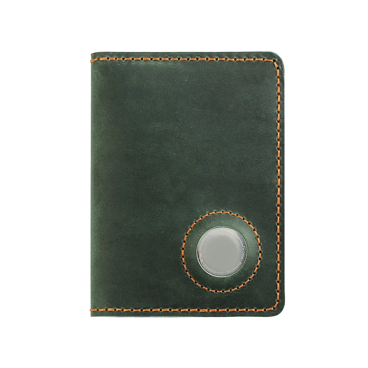 nouveau airtag porte-passeport couverture vintage en cuir pleine fleur à la main rfid blocage portefeuille tracker carte étui 10x14 cm