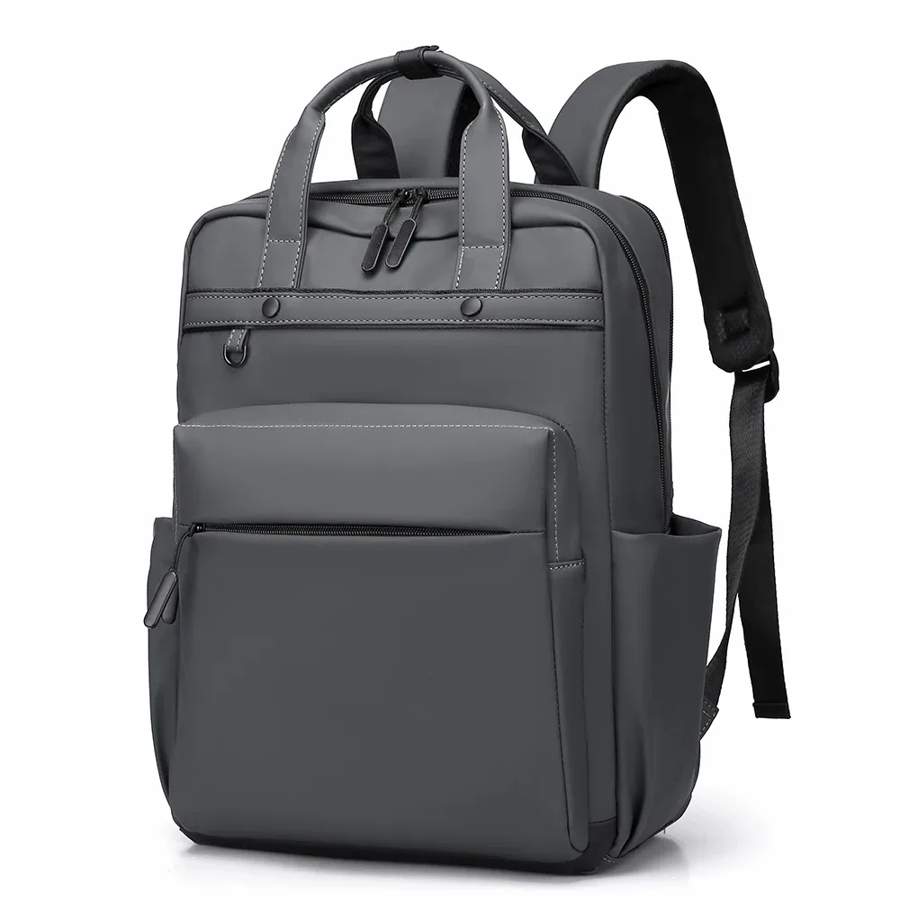 Sac à dos d'affaires résistant à l'usure de grande capacité, sac d'ordinateur de 15.6 pouces, sac à dos de voyage pour hommes et femmes