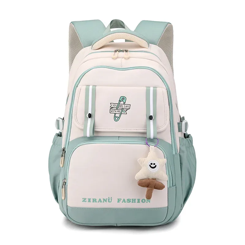 pendentif crème glacée école primaire sac à dos 1-6 grade mignon coloré sacs d'école pour les filles étanche grande capacité cartables sac