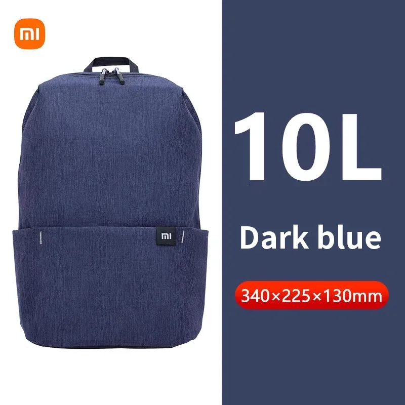 petit sac à dos coloré xiaomi, sac à bandoulière pour hommes et femmes, sac de sport portable ultra-léger et imperméable pour étudiants