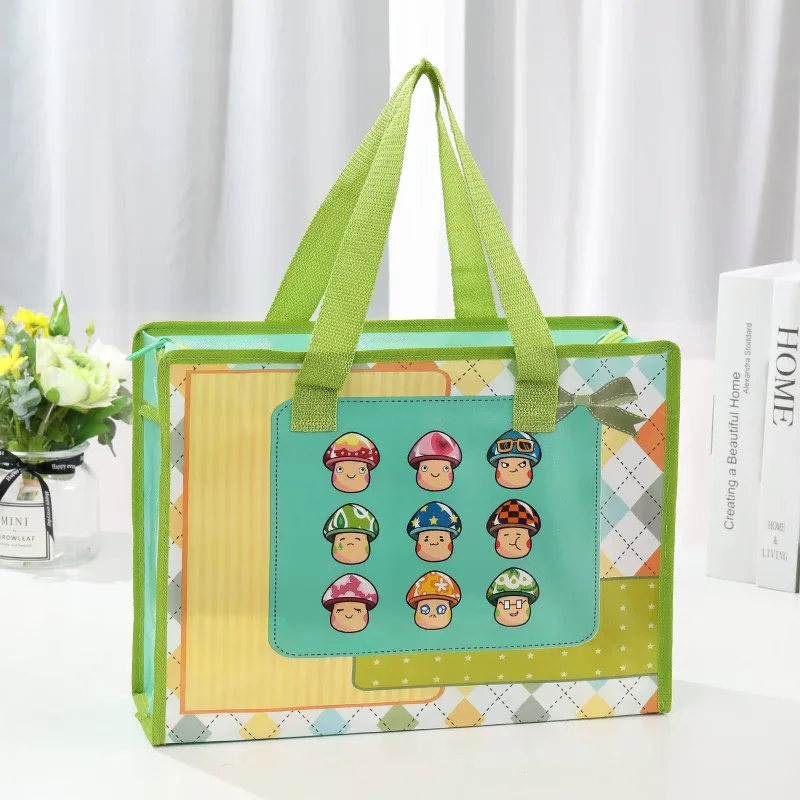sac de courses pliable réutilisable pour femmes, grand sac fourre-tout en tissu non tissé unisexe, pochette pour épicerie