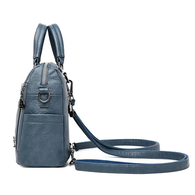 sac à dos en cuir vintage pour femmes, sac à bandoulière pour femme, sac de voyage pour femmes, sac d'école pour filles