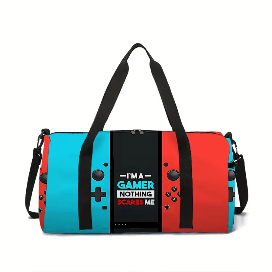 grand sac de voyage pour console de jeux, fourre-tout multifonctionnel, sacs à main imperméables, sacs de sport pour garçons/filles, sac de fitness pour enfants
