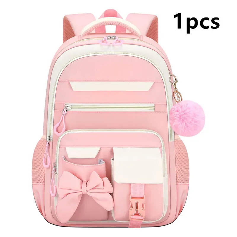 ensemble de 3 sacs à dos scolaires élémentaires grande capacité mignons pour jeunes filles du collège avec trousse et boîte à lunch