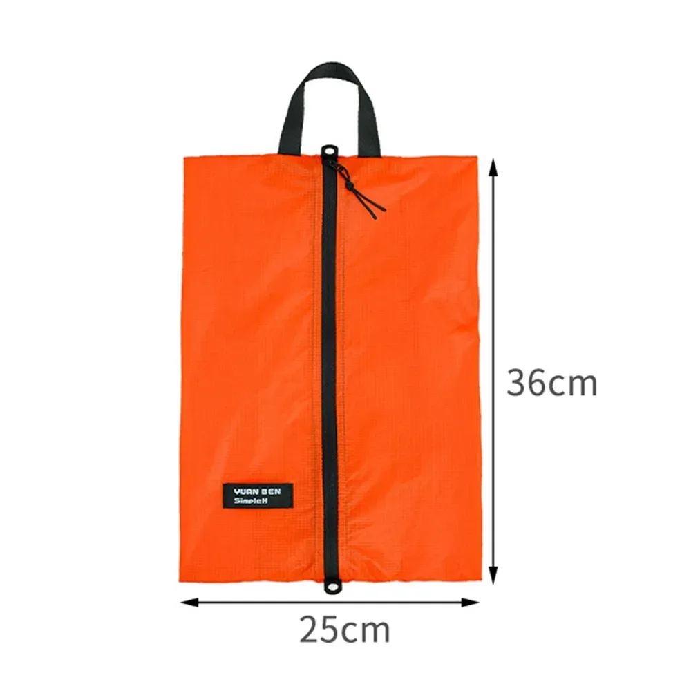 sac de rangement pour bagages recouvert de silicone, sac de rangement de voyage multifonctionnel ultra léger, sac de rangement de voyage haute capacité jaune orange