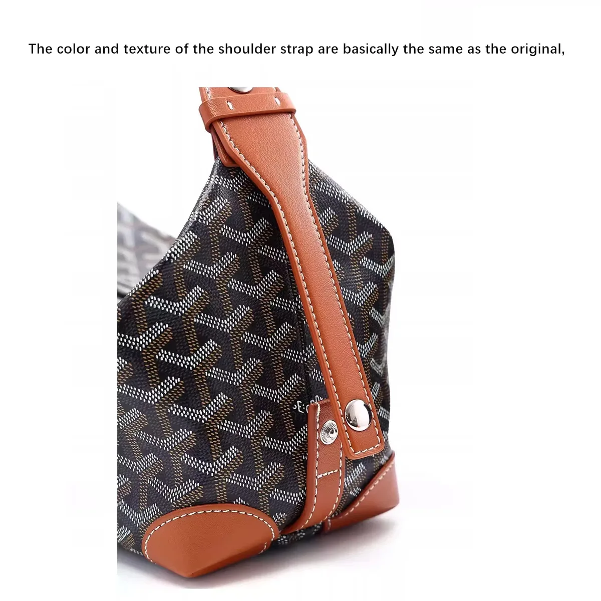 sangle d'épaule bandoulière pour sac de toilette goyard bowling 25, sangle de poignée extensible, accessoire de remplacement pour la modification de sac à main pour femme