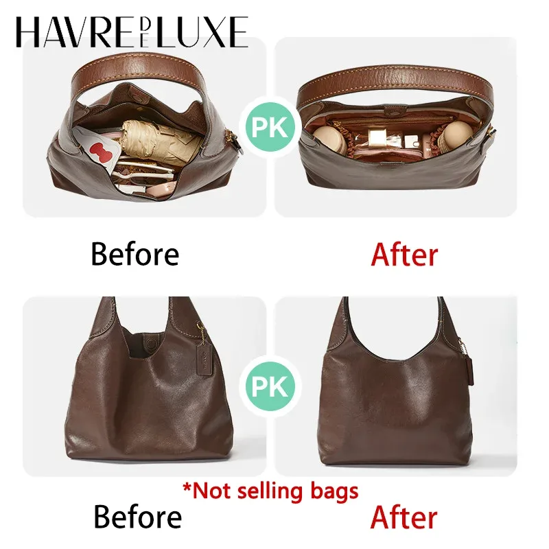 support intérieur de sac ferme et imperméable pour brooklyn28 39, organisateur de sac tridimensionnel, doublure légère, chaîne décorative
