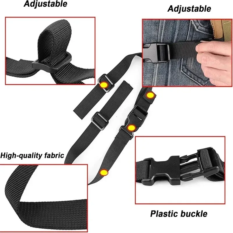 sangle de poitrine réglable pour sac à dos, harnais en nylon, sangle de fixation d'épaule pour sacs tactiques de camping en plein air, accessoires de voyage