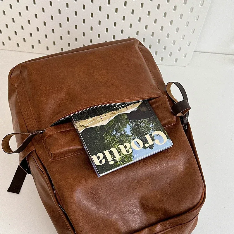 haute qualité femmes homme sac à dos en cuir pu hommes sacs à dos fille luxe concepteur sac à dos pochette d'ordinateur grande capacité sacs de voyage