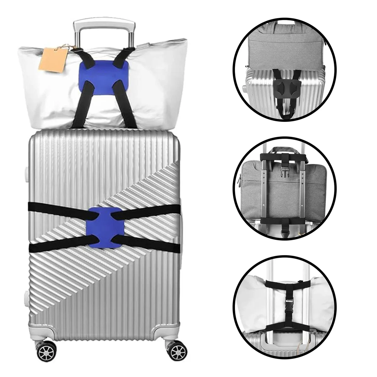 sangle de renfort pour bagages, sangle élastique pour valise, accessoires de voyage en plein air