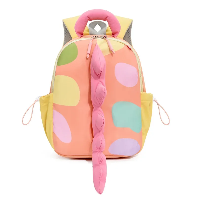 sac à dos pour tout-petits en forme de dinosaure, mignon, en peluche douce, sac pour enfants, design 3d avec queue à pointes, léger, cadeau pour la maternelle et la garderie.