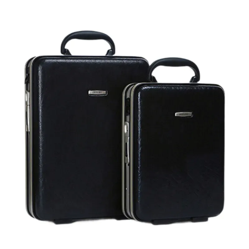 porte-documents d'affaires pour hommes, style vertical, sac de verrouillage à code, étui pour documents et ordinateur portable 13 15 pouces pour voyage