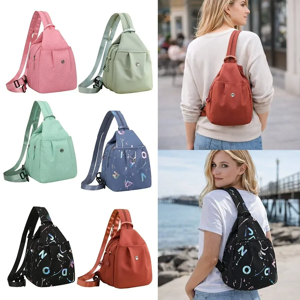 sac imperméable multi-couches de grande capacité, sac de voyage polyvalent, sac à dos en tissu oxford, sac à bandoulière décontracté, léger