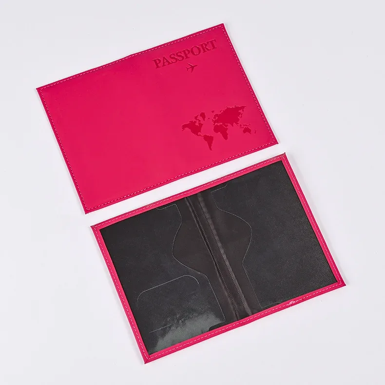 couverture de passeport transparente pour femmes et hommes, porte-passeport étanche, couvertures sur les passeports, porte-cartes de crédit, sacs, 1pc