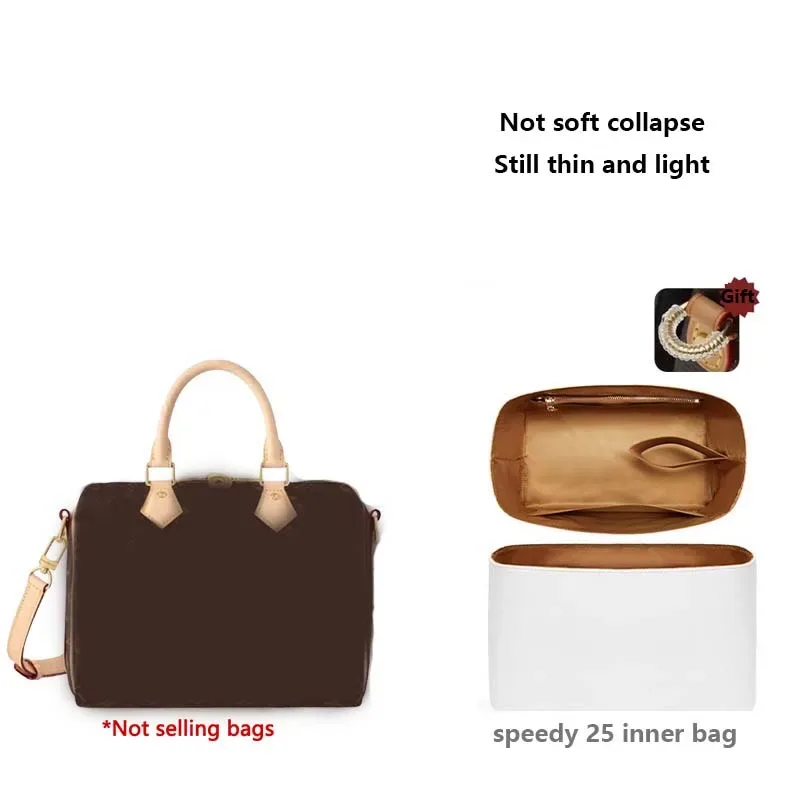 insert organisateur pour speedy25 30 sac fourre-tout sac de rangement étanche sac à main insérer sac à main doublure sacs accessoires