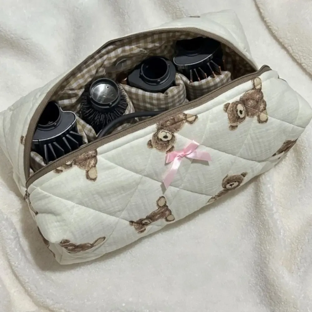 sac de rangement souple pour sèche-cheveux, grande capacité, anti-poussière, étui de transport pour fer à boucler, fermeture éclair durable, sac de rangement pour boucleur