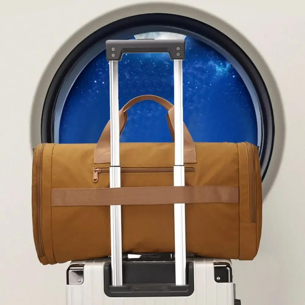 sac de voyage pliable imperméable de grande capacité, sac de sport et de fitness portable avec compartiment séparé pour chaussures, sac à main de week-end