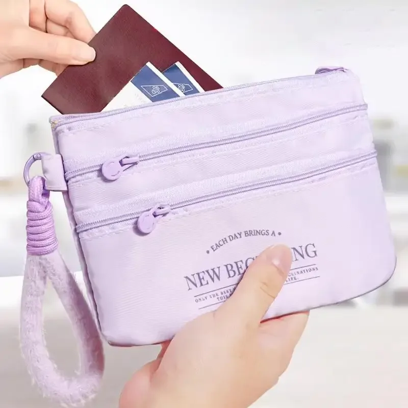 portefeuille porte-passeport de voyage - organisateur de cartes d'identité imperméable pour billets d'avion, visas, cartes d'embarquement et cartes de crédit
