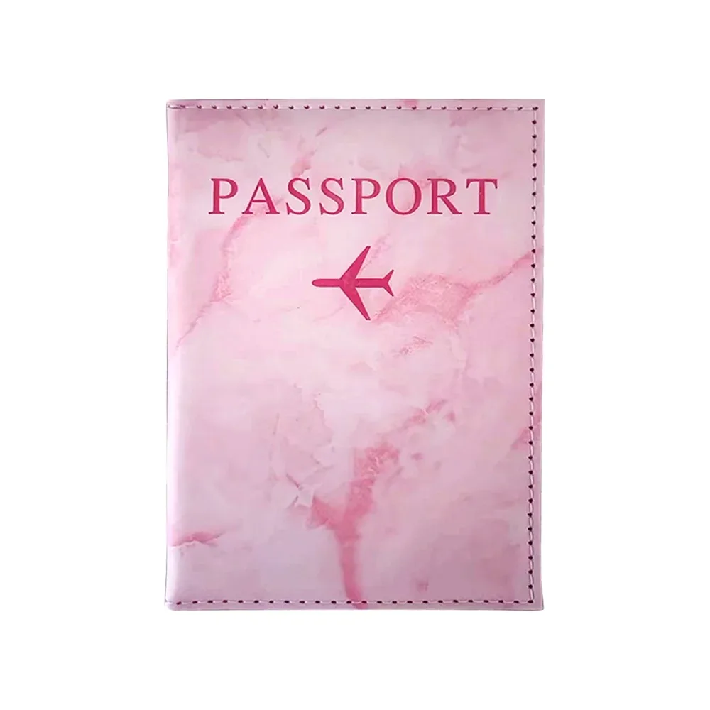 étui de passeport imprimé série rose rouge, porte-passeport, accessoires de voyage, housse de protection pour avion