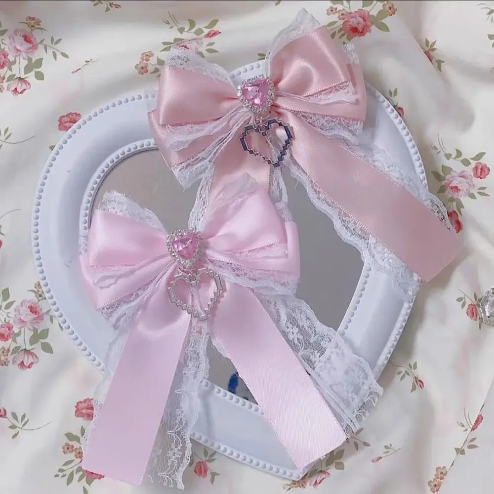 double couche arc pendentif ruban polyvalent anime itabag bricolage pendentif sac lolita itabag bijoux sac à dos décoration sac accessoires