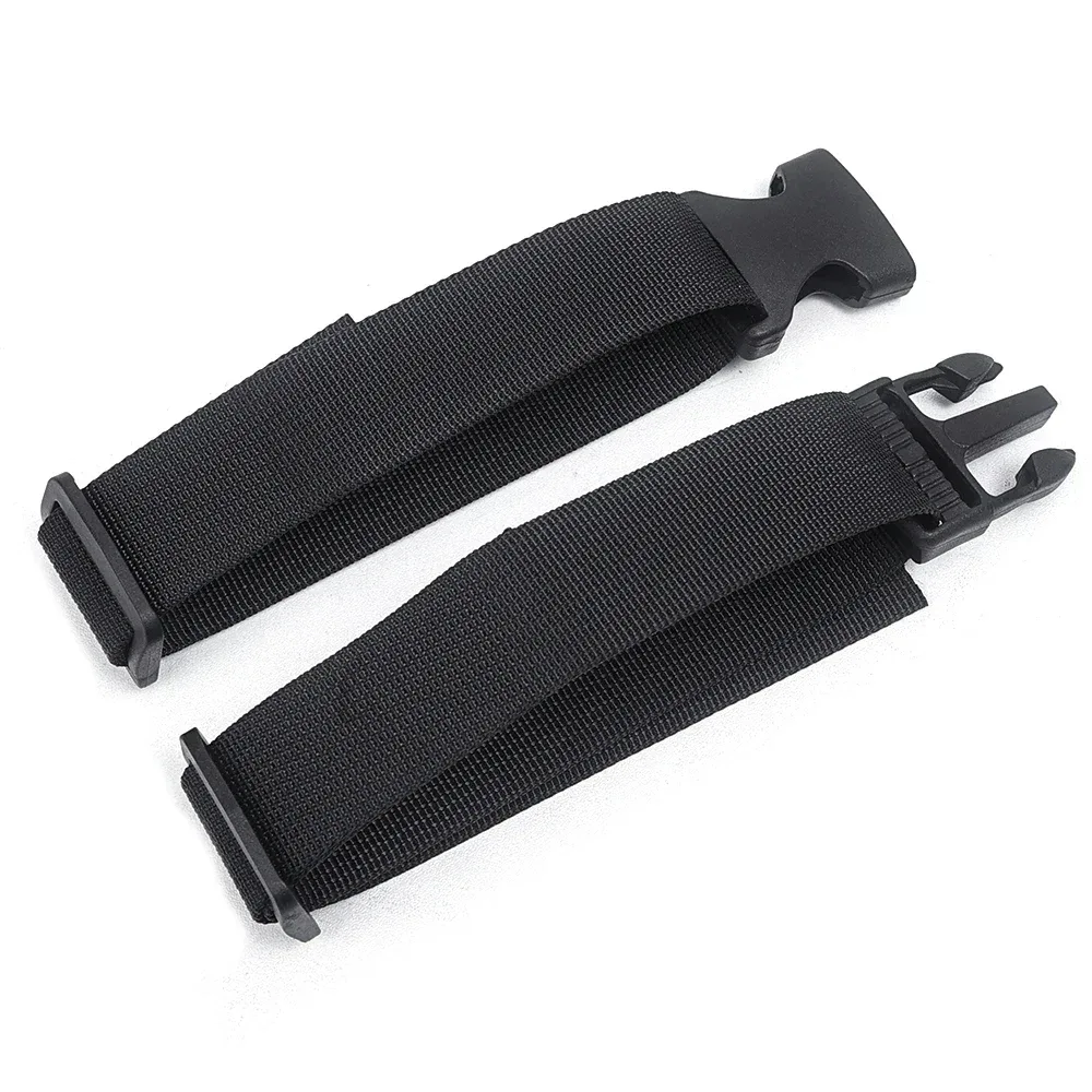 sangle de poitrine en nylon noir pour sac à dos, harnais réglable pour sac, accessoires de sangles pour sacs tactiques de camping en plein air