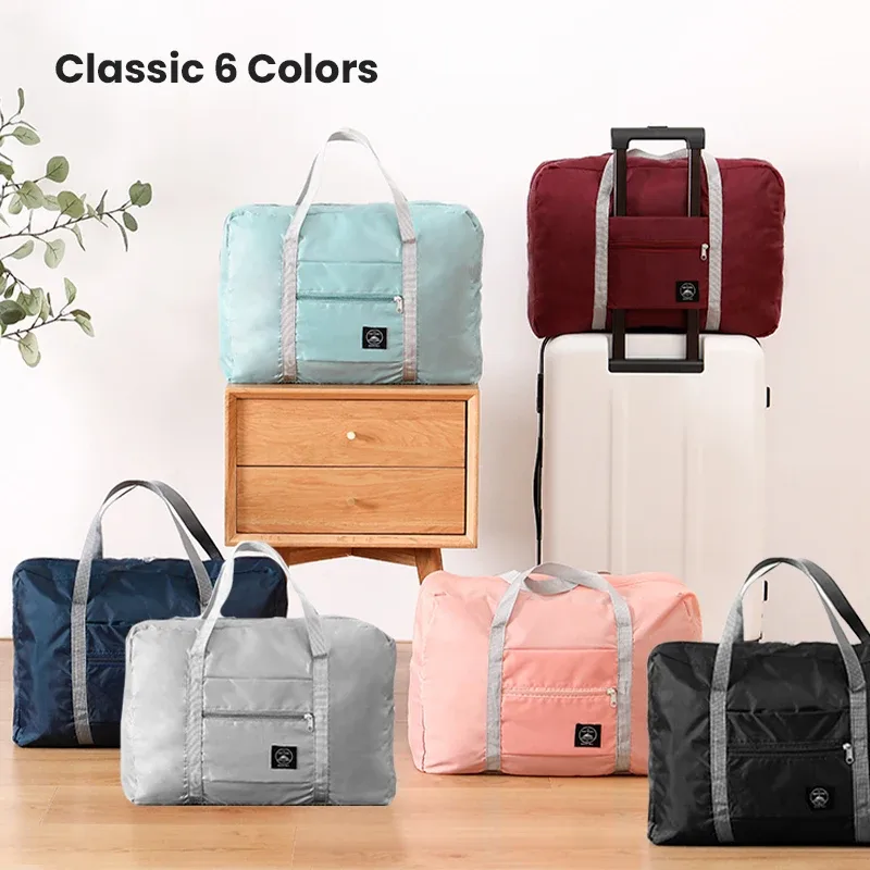 sac de voyage pliable pour compagnie aérienne, sac à main pour femmes et filles, léger, grande capacité, sport, week-end, voyage de nuit