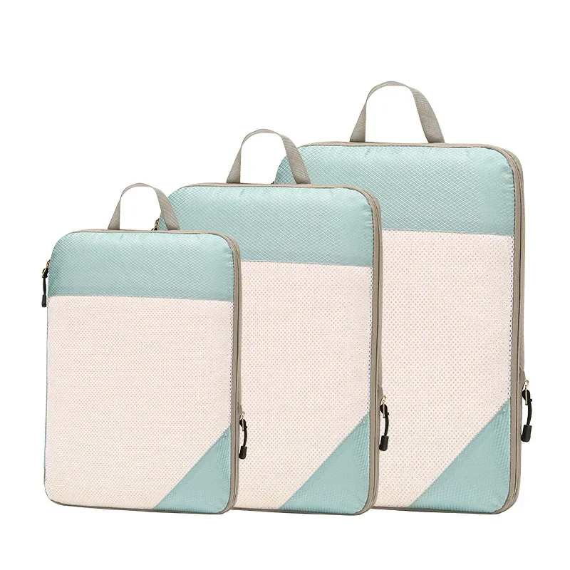 sac de rangement de voyage pour placard, bagages de voyage pour vêtements, chaussures, articles de toilette, cosmétiques, cubes d'emballage anti-poussière, sac de compression