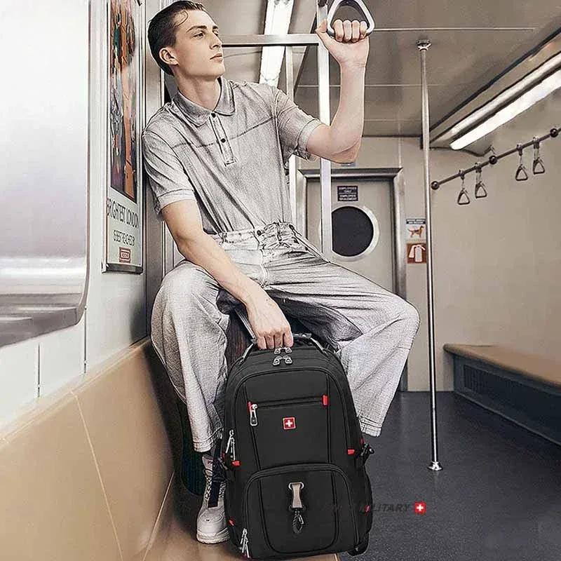 multifonction grande capacité homme sac mode voyage usb charge étanche 23 pouces sac à dos pour ordinateur portable hommes mochila