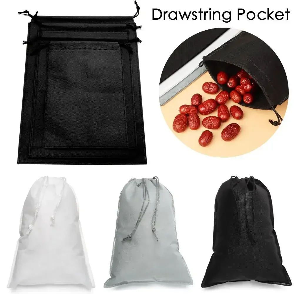 poche de voyage à cordon de serrage, organisateur de vêtements, sac de rangement de chaussures, sacs à cordon non tissés, organisateur de chaussures