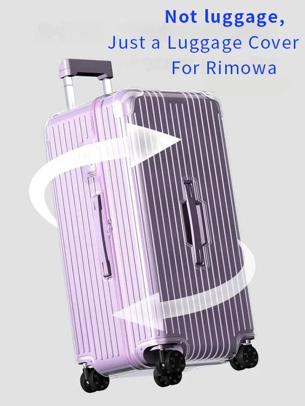 housse transparente applicable pour rimowa essential valise housse de protection coffre transparent plus 31 33 pouces rimowa housse de bagage